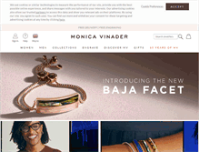 Tablet Screenshot of monicavinader.com